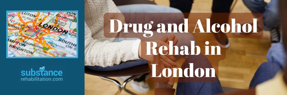a group therapy session at a residential rehab facility in London
